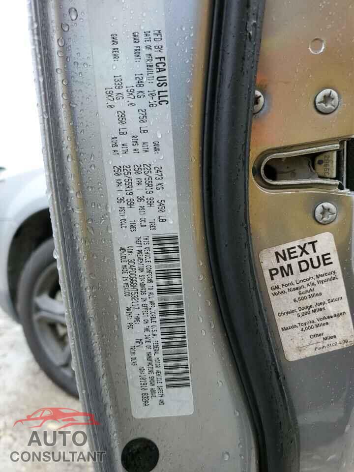 DODGE JOURNEY 2017 - 3C4PDCGG8HT532117