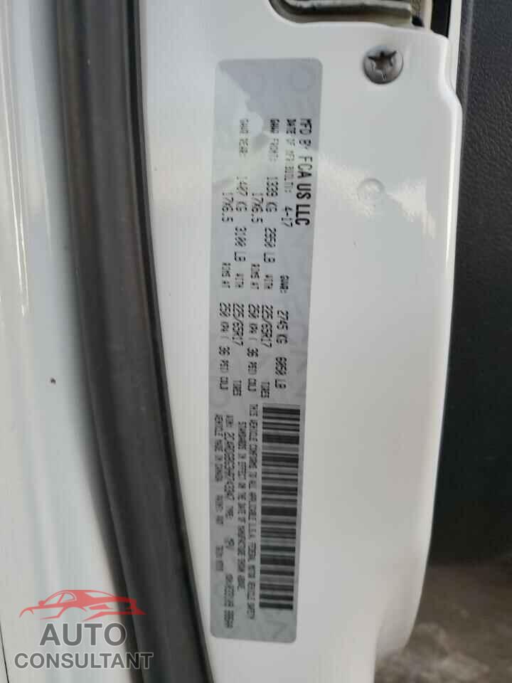 DODGE CARAVAN 2017 - 2C4RDGBG3HR743347