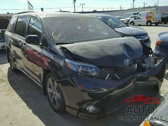 TOYOTA SIENNA 2017 - 5TDXZ3DC0HS803524