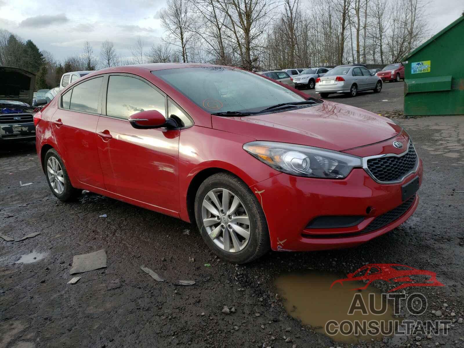 KIA FORTE 2016 - KNAFX4A61G5489793