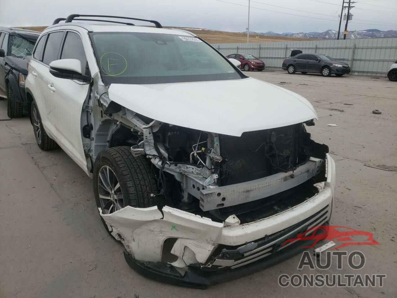 TOYOTA HIGHLANDER 2017 - 5TDJZRFH9HS482973