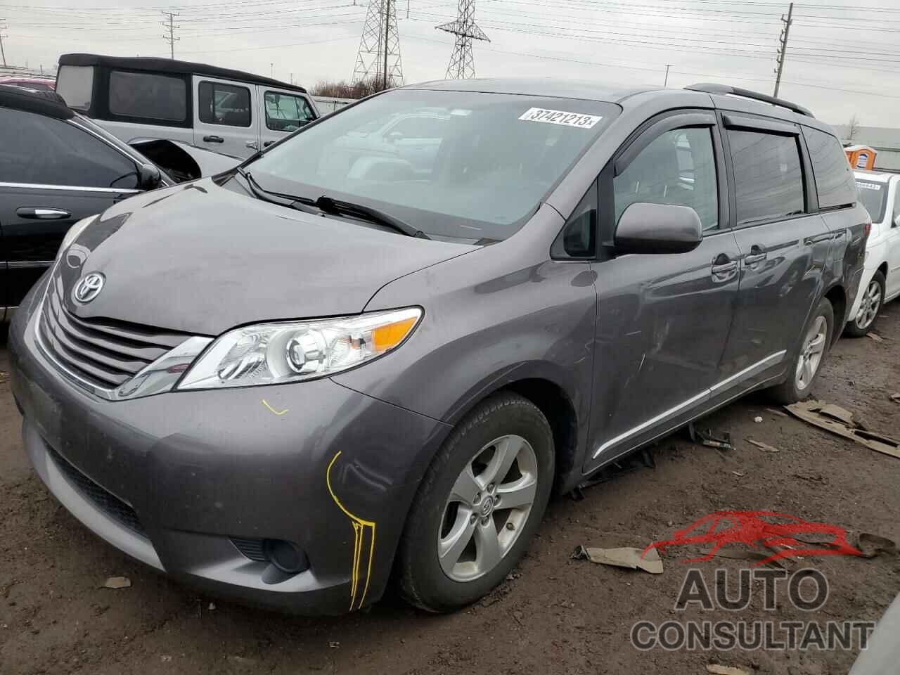 TOYOTA SIENNA 2017 - 5TDKZ3DC0HS882607