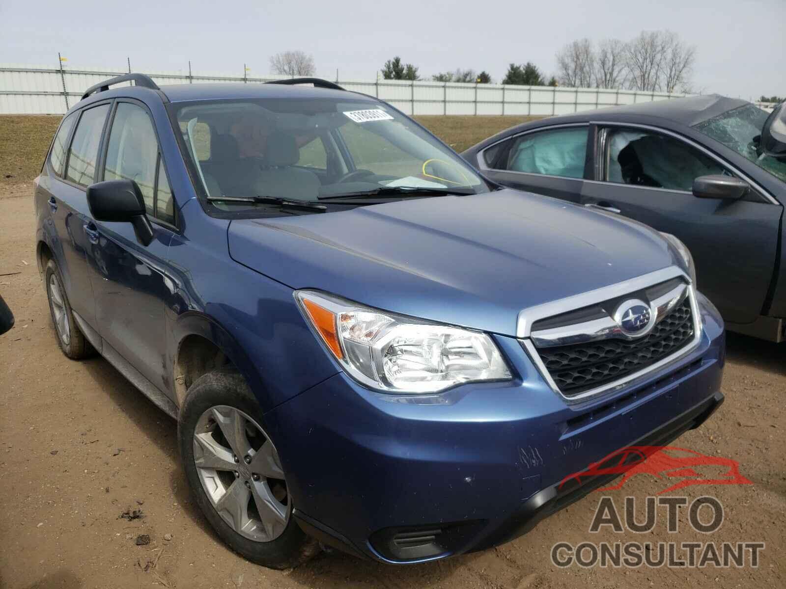 SUBARU FORESTER 2016 - JF2SJABC8GH506904