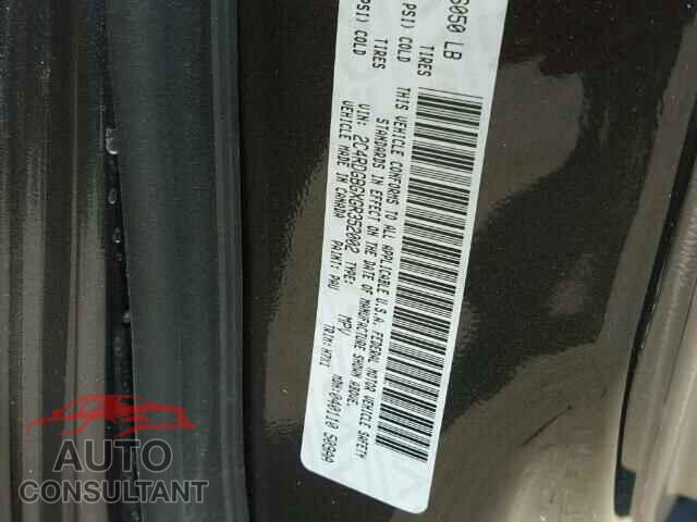 DODGE CARAVAN 2016 - 2C4RDGBGXGR352002