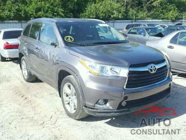 TOYOTA HIGHLANDER 2015 - 5TDDKRFH4FS089333