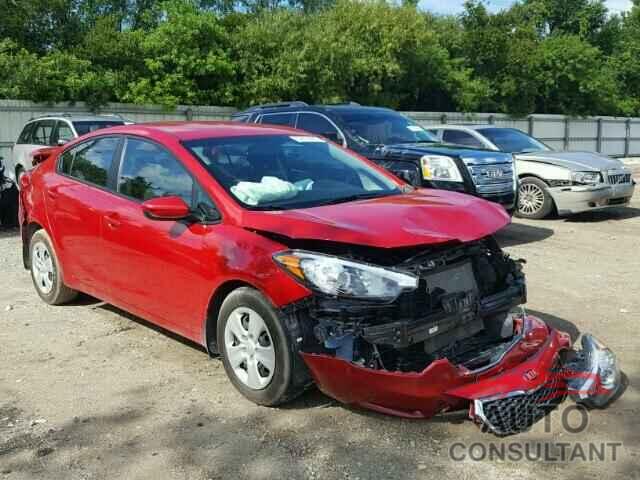 KIA FORTE 2016 - KNAFK4A62G5585933