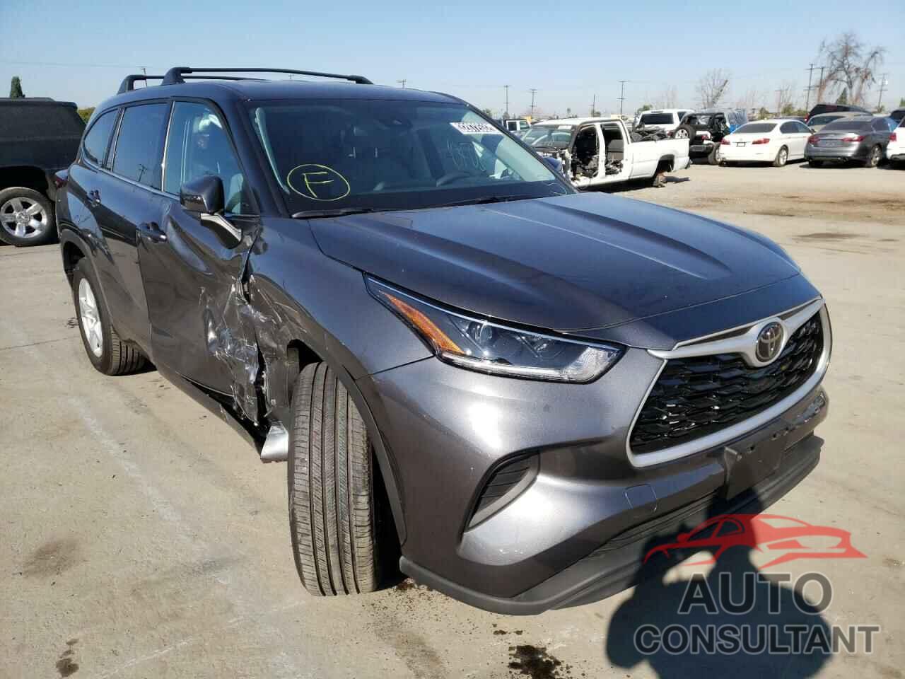 TOYOTA HIGHLANDER 2021 - 5TDCZRAH7MS528312