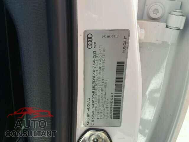 AUDI A3 2017 - WAUB8GFF4H1012421