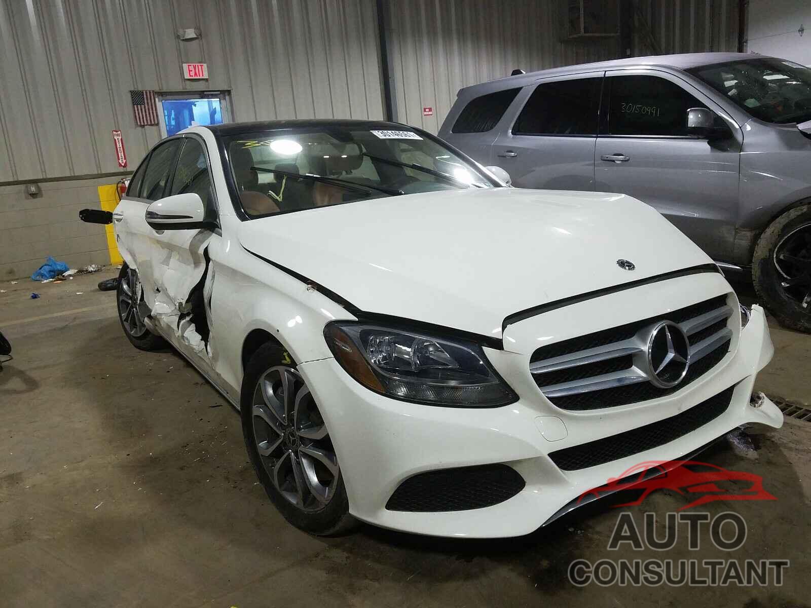 MERCEDES-BENZ C CLASS 2018 - WDDWF4KB2JR389659