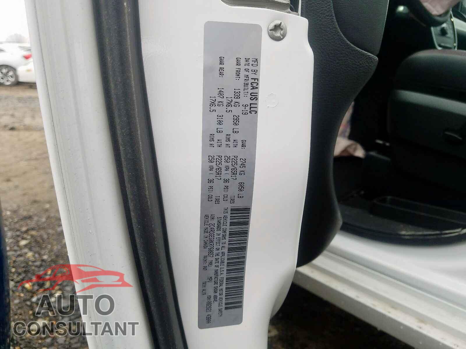 DODGE CARAVAN 2019 - 1FADP3F27JL301068