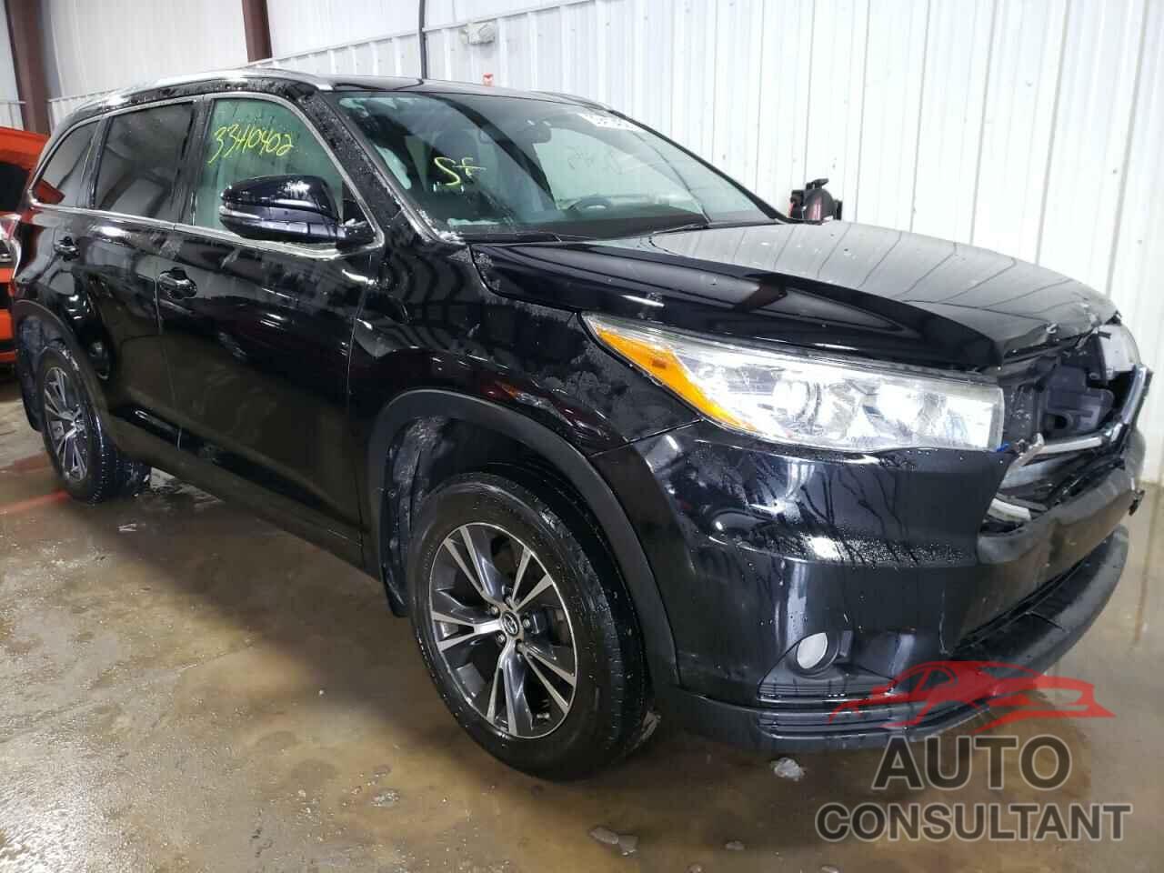 TOYOTA HIGHLANDER 2016 - JTMBFREV3GJ099658