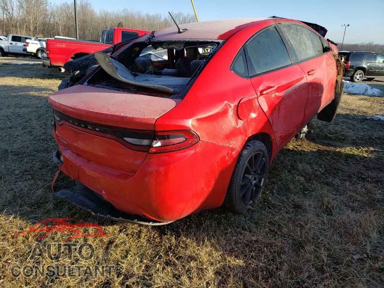 DODGE DART 2016 - 1C3CDFAA2GD624997