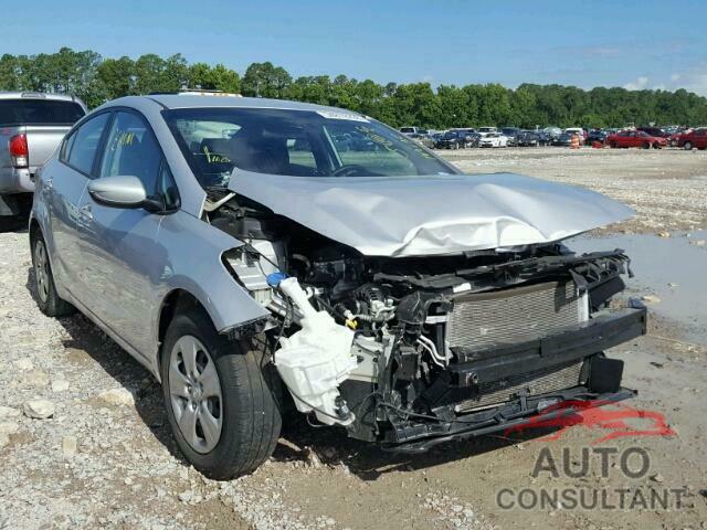 KIA FORTE 2017 - 3KPFK4A76HE088997