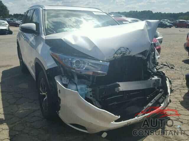 TOYOTA HIGHLANDER 2016 - 5TDJKRFH1GS313078