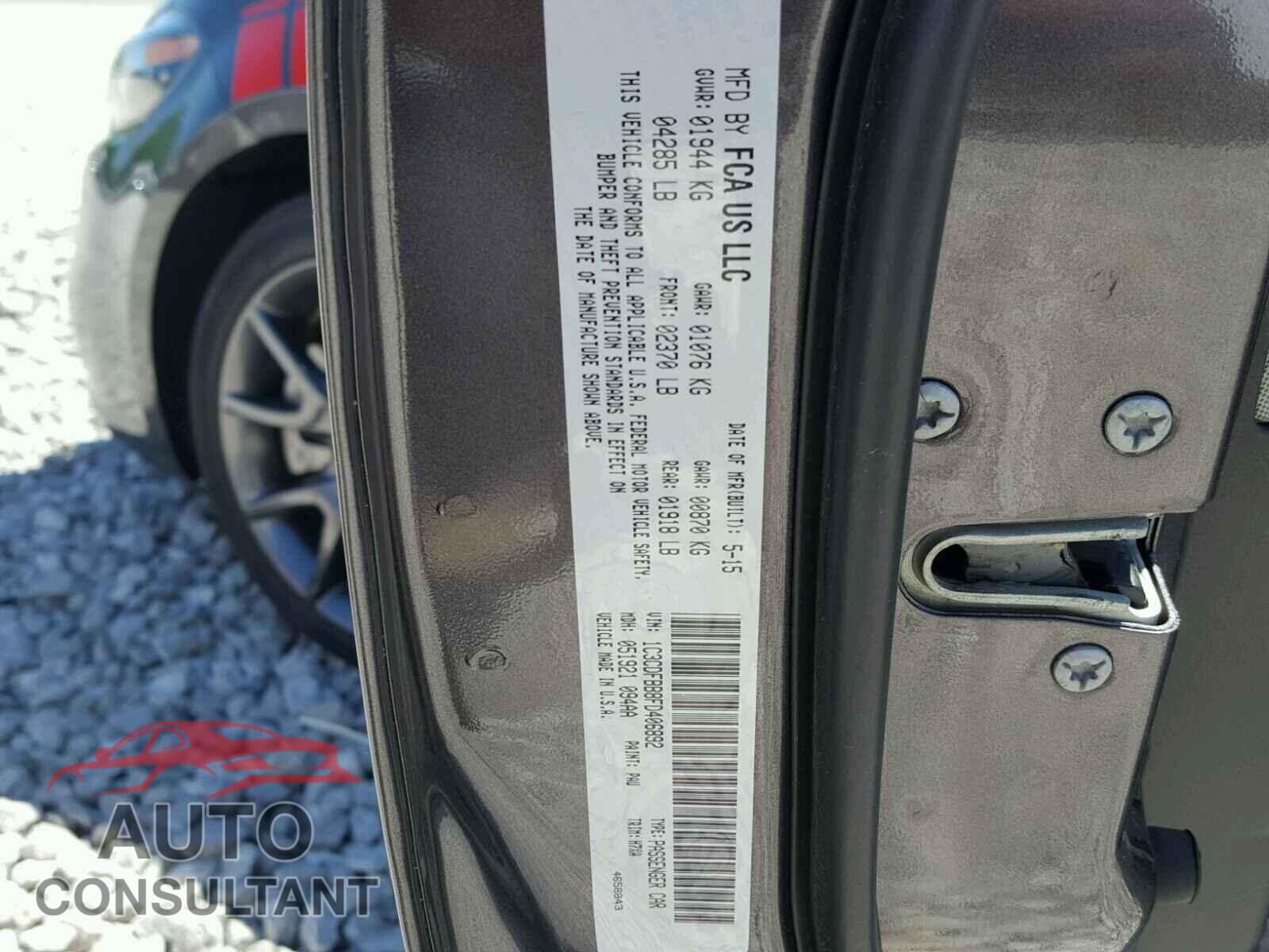 DODGE DART 2015 - 1C3CDFBB8FD406892