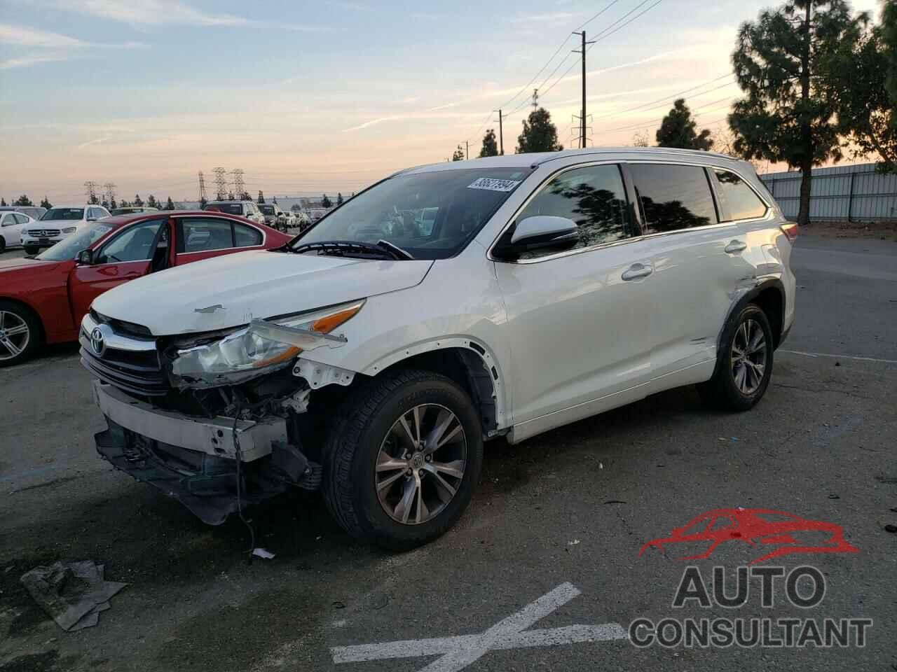 TOYOTA HIGHLANDER 2015 - 5TDKKRFH3FS072353