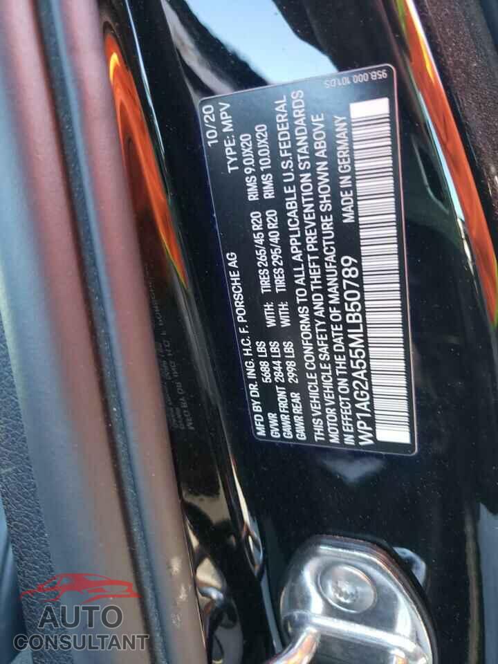 PORSCHE MACAN 2021 - WP1AG2A55MLB50789