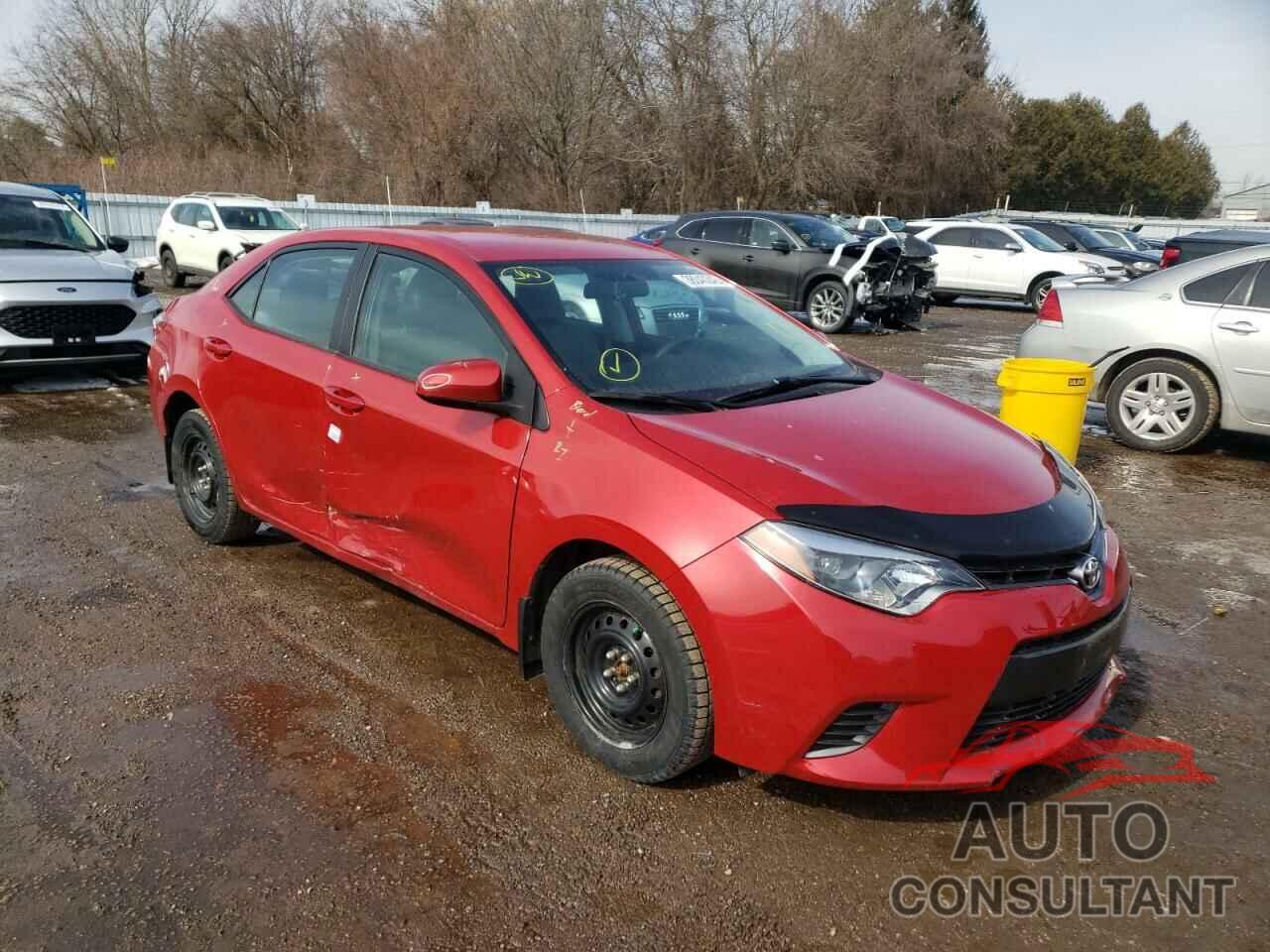 TOYOTA COROLLA 2016 - 2T1BURHE2GC567439