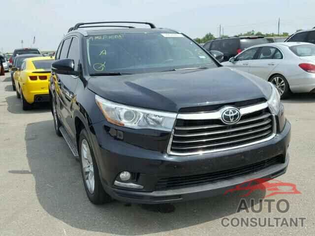 TOYOTA HIGHLANDER 2015 - 5TDYKRFH1FS098587