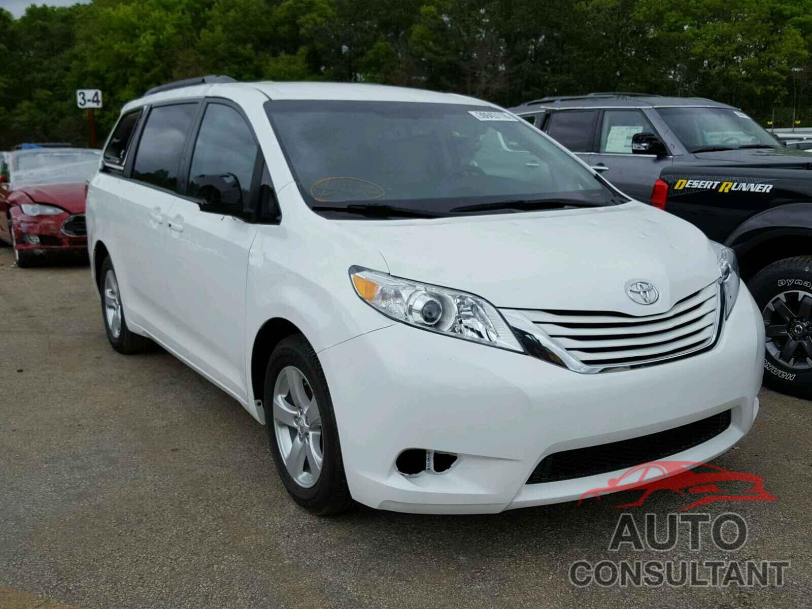 TOYOTA SIENNA 2017 - 5TDKZ3DCXHS845211