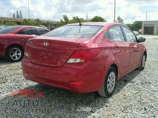 HYUNDAI ACCENT 2015 - KMHCT4AE9FU827885