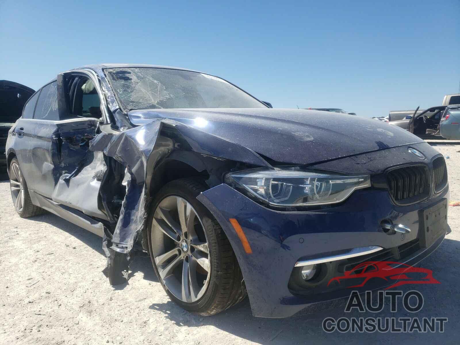 BMW 3 SERIES 2017 - WBA8B9G33HNU53932