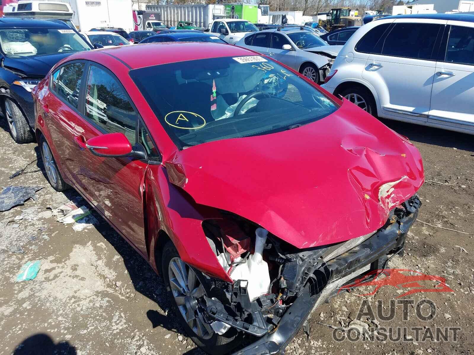 KIA FORTE 2016 - KNAFX4A61G5477210