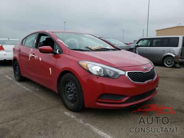 KIA FORTE 2016 - KNAFK4A68G5562415