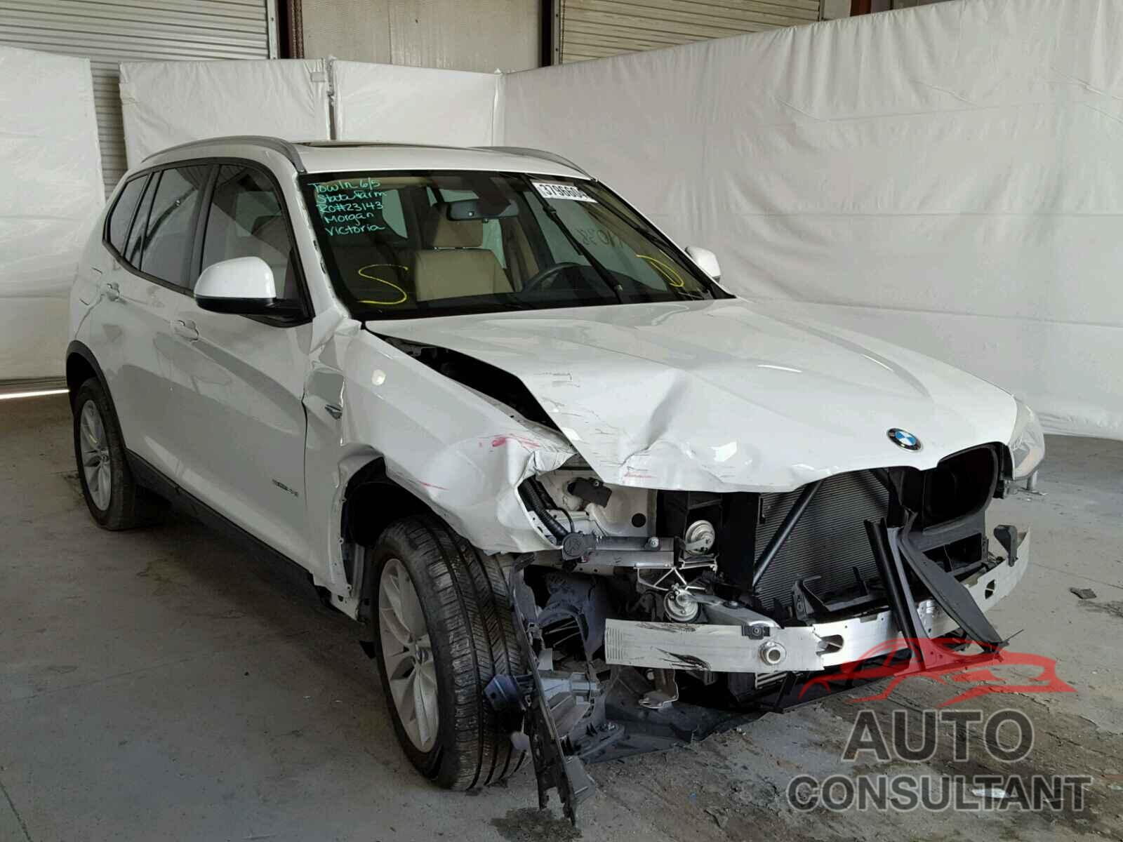 BMW X3 2016 - 5UXWZ7C51G0R32166