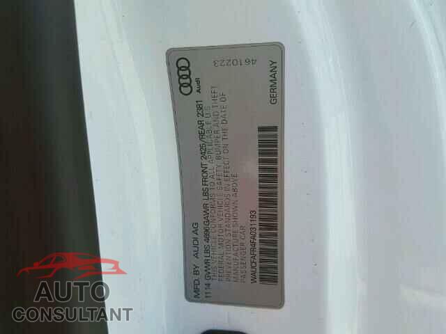 AUDI A5 2015 - WAUCFAFR4FA031193