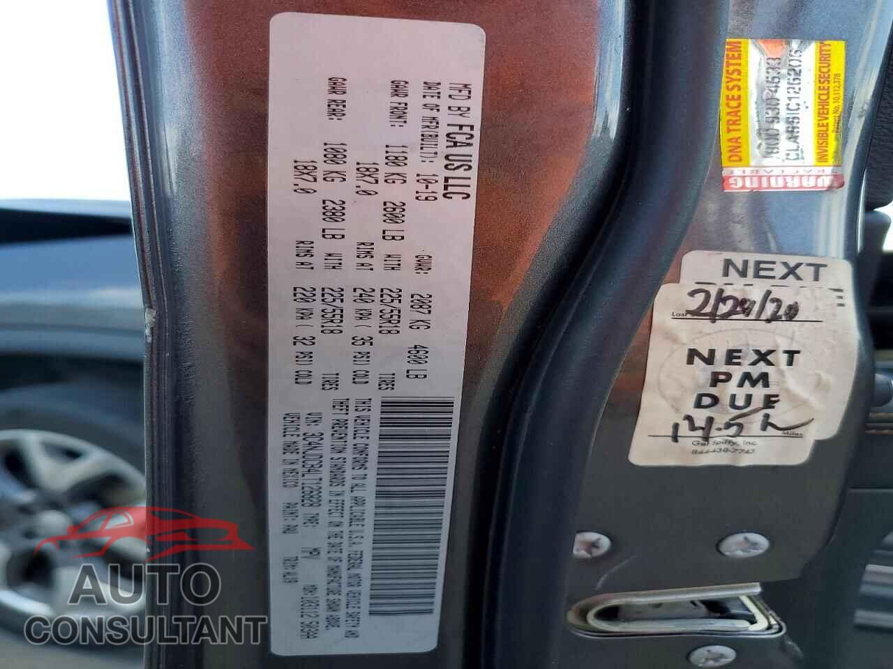 JEEP COMPASS 2020 - 3C4NJDCB4LT126828