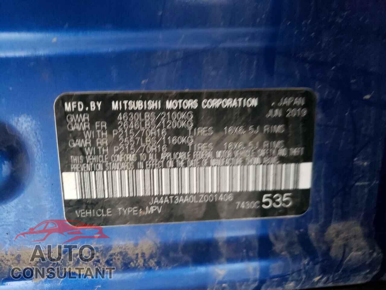 MITSUBISHI ECLIPSE 2020 - JA4AT3AA0LZ001406