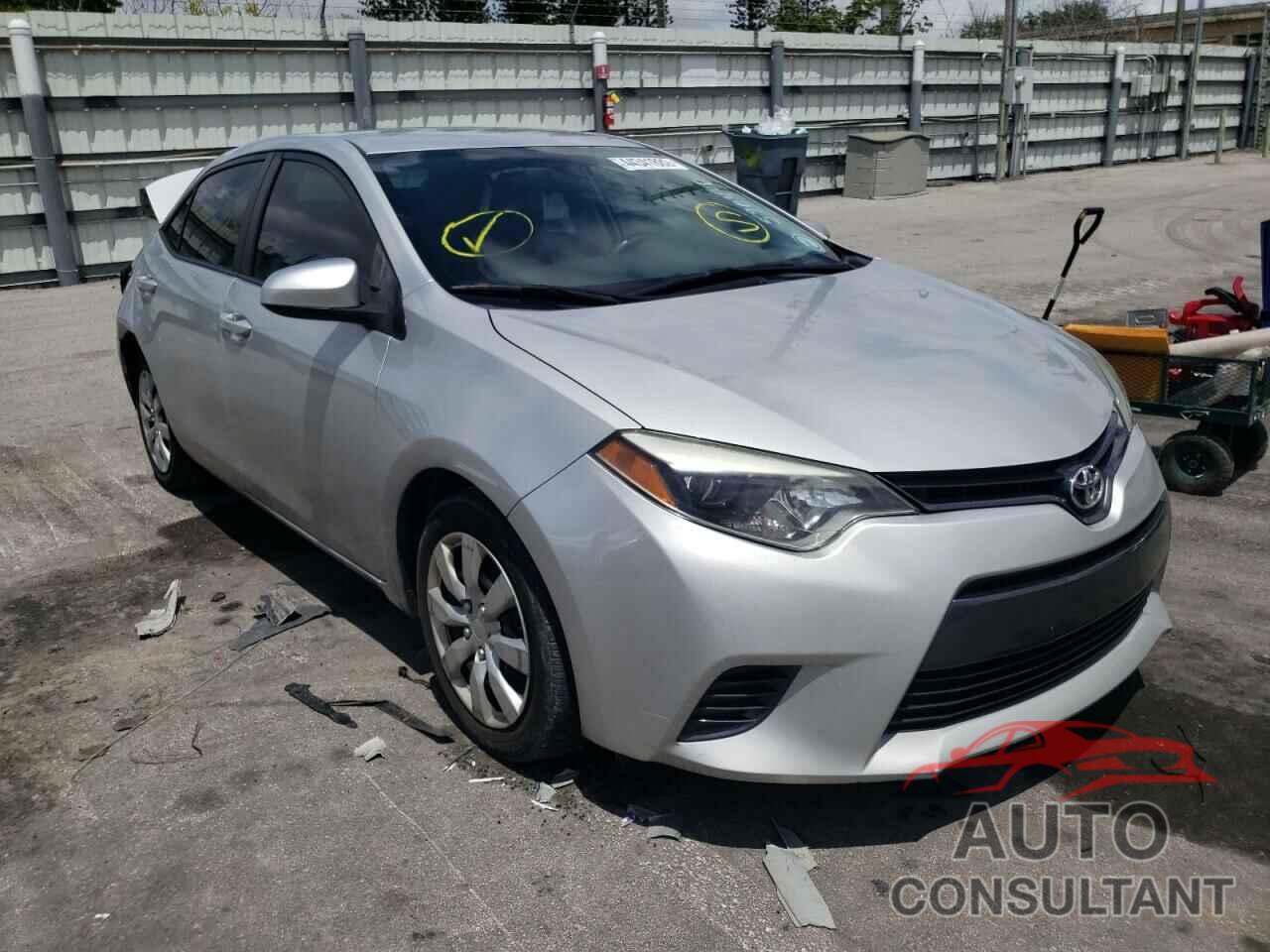 TOYOTA COROLLA 2016 - 2T1BURHE3GC590440