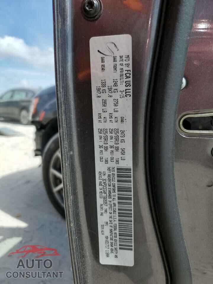 DODGE JOURNEY 2015 - 3C4PDCEG0FT669357