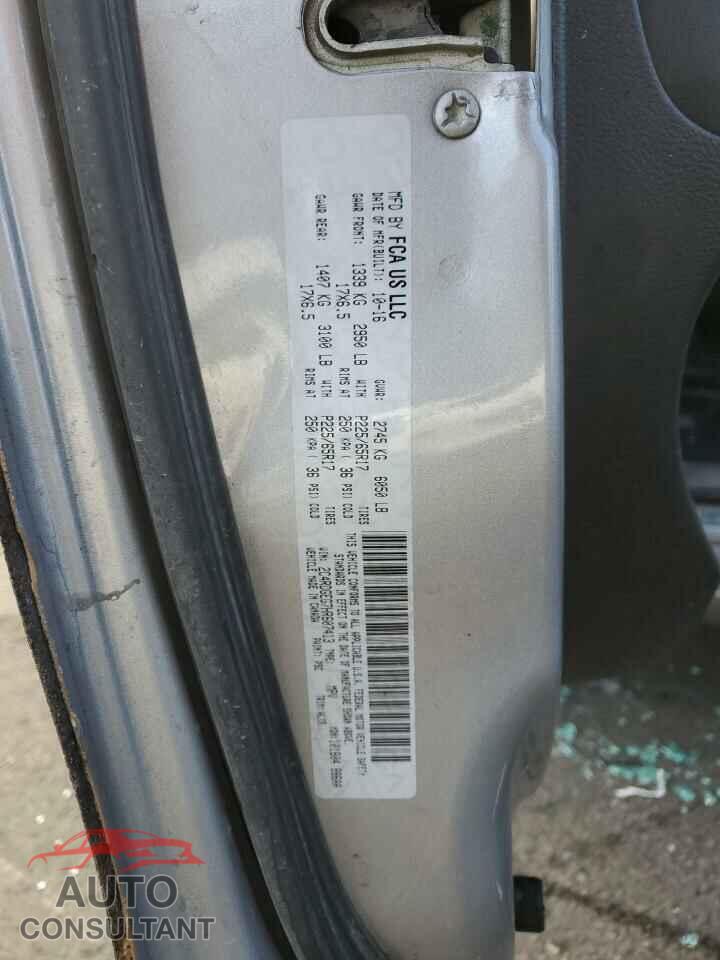 DODGE CARAVAN 2017 - 2C4RDGEG7HR607413