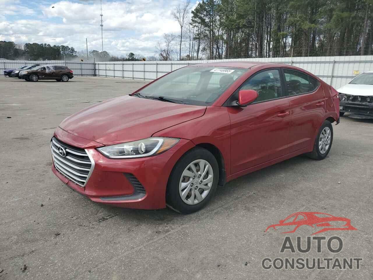 HYUNDAI ELANTRA 2017 - KMHD74LF9HU372991