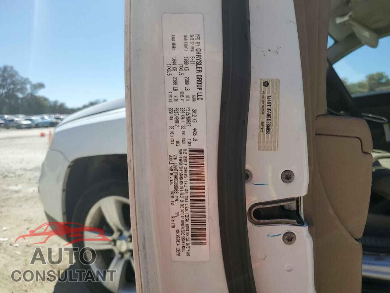 JEEP COMPASS 2011 - 1J4NT1FA0BD286098