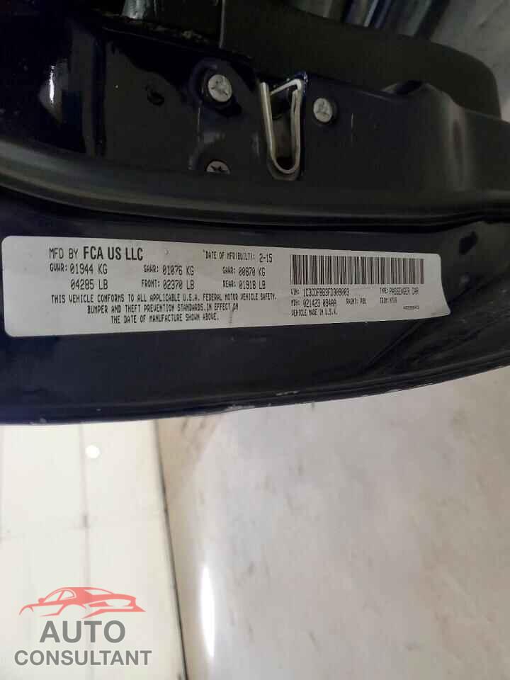 DODGE DART 2015 - 1C3CDFBB3FD309003