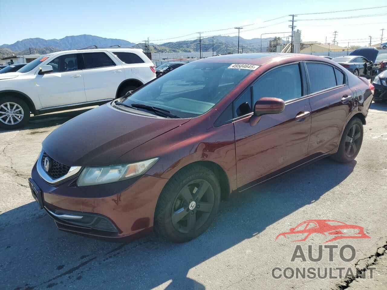 HONDA CIVIC 2014 - 19XFB2F88EE272291