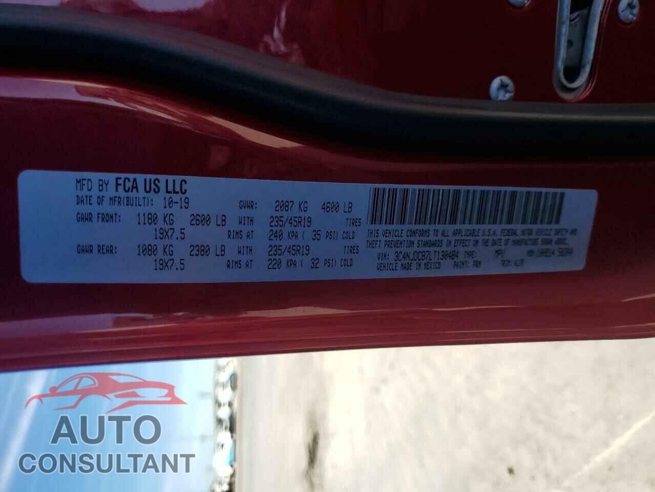 JEEP COMPASS 2020 - 3C4NJDCB7LT130484