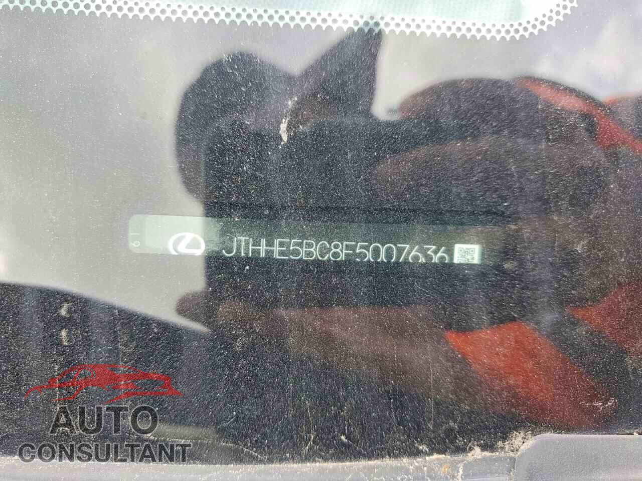 LEXUS RX350 2015 - JTHHE5BC8F5007636