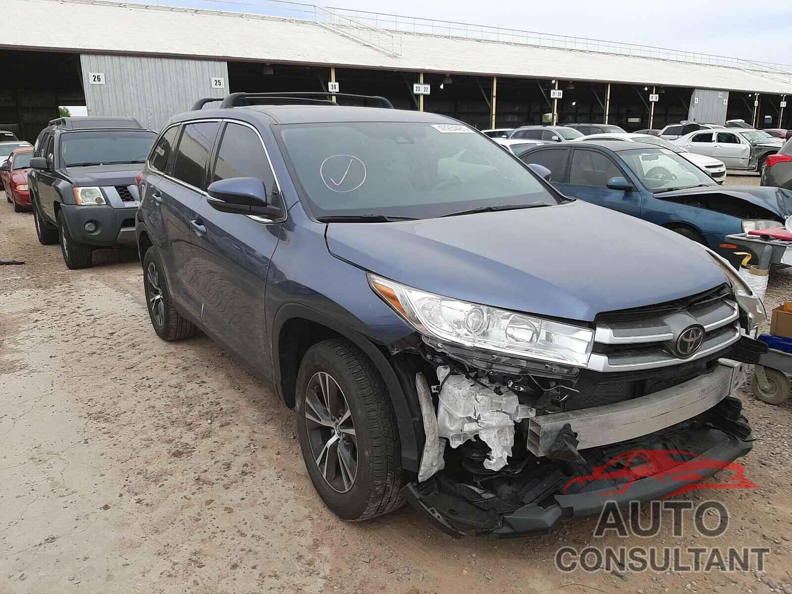 TOYOTA HIGHLANDER 2019 - 5TDZZRFH7KS349641
