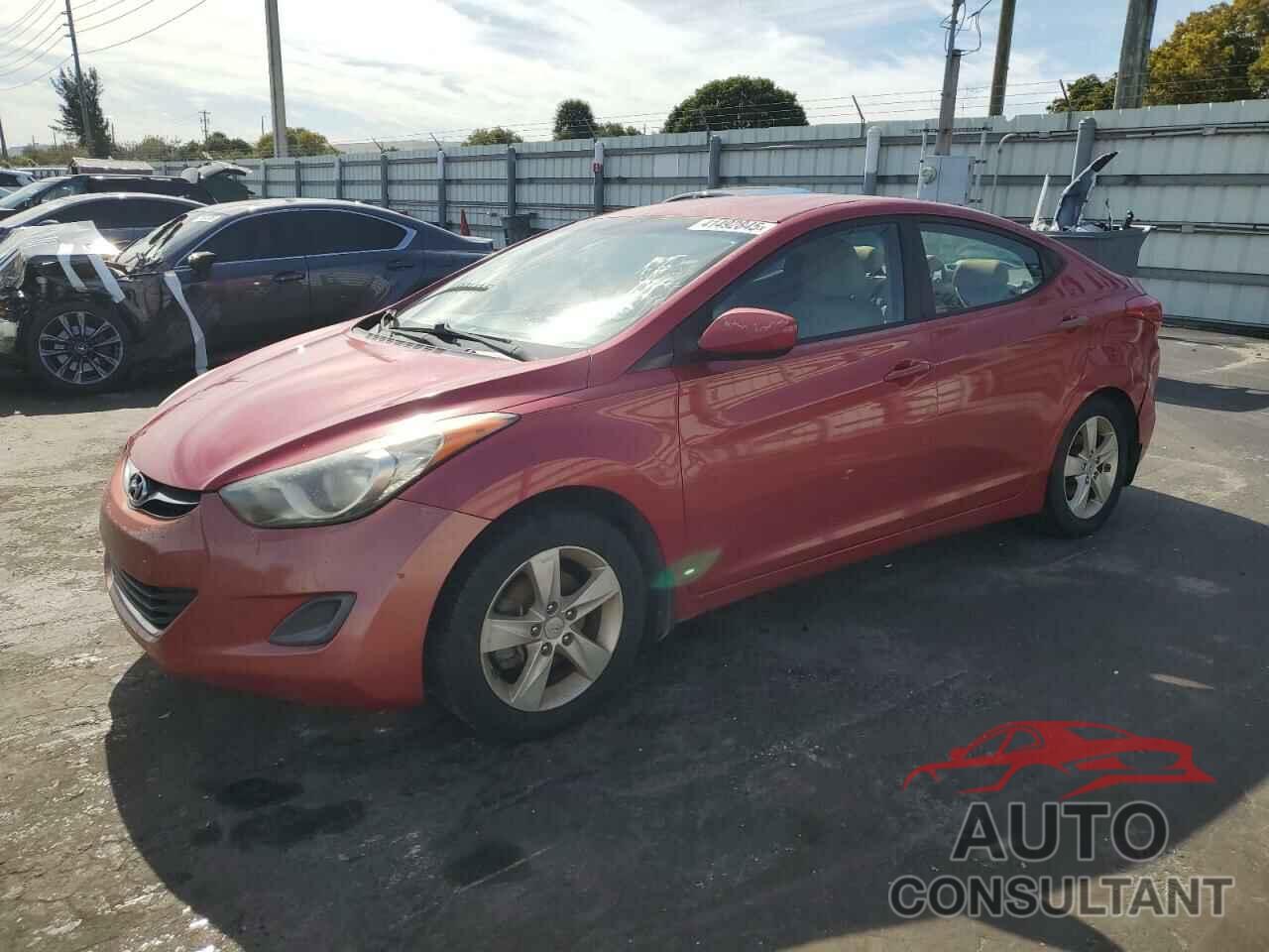 HYUNDAI ELANTRA 2013 - KMHDH4AE5DU972814