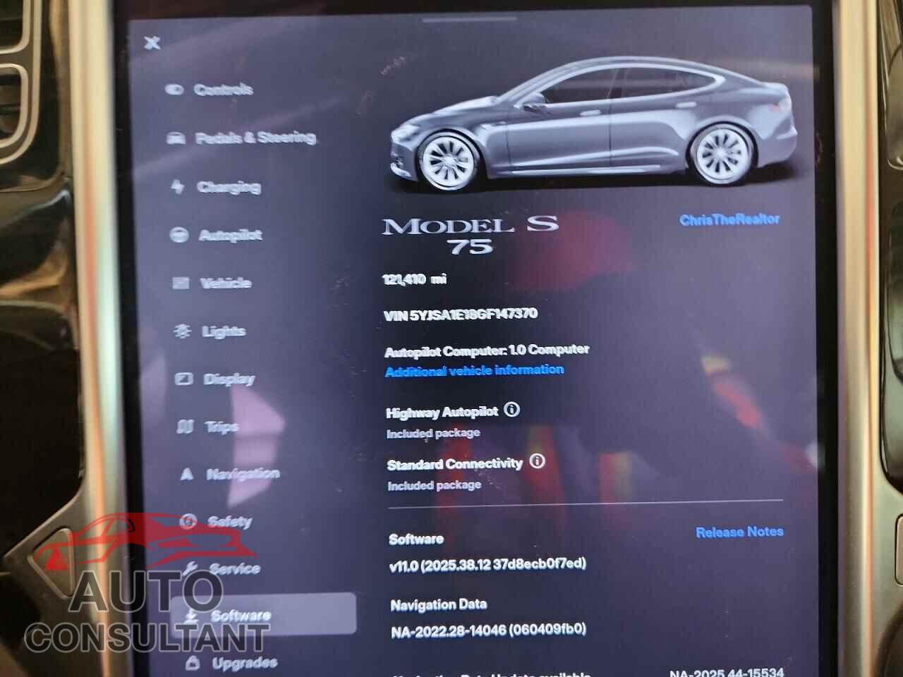 TESLA MODEL S 2016 - 5YJSA1E18GF147370