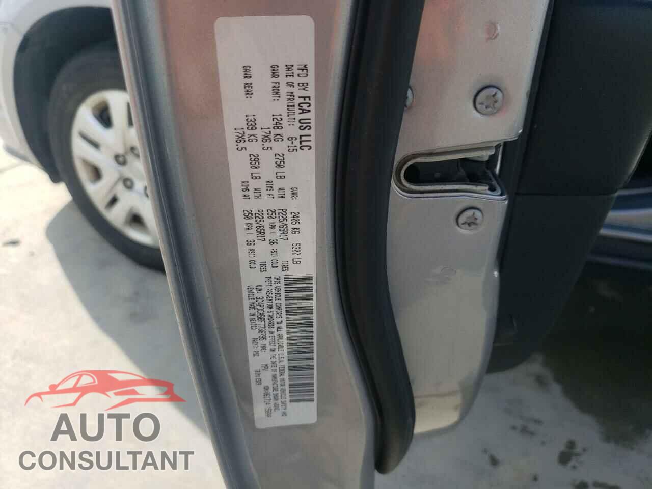 DODGE JOURNEY 2015 - 3C4PDCAB6FT736795