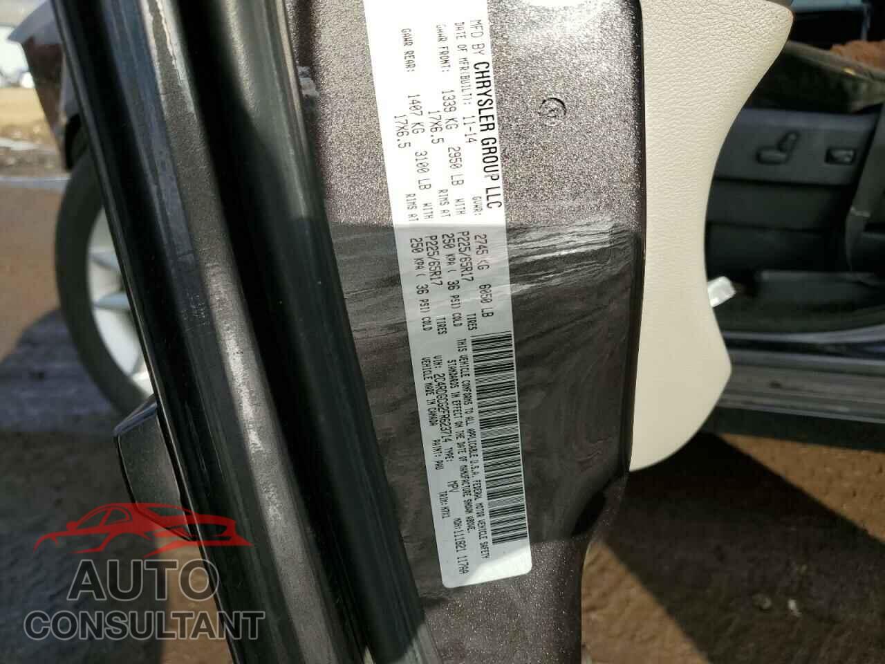 DODGE CARAVAN 2015 - 2C4RDGCG2FR623714