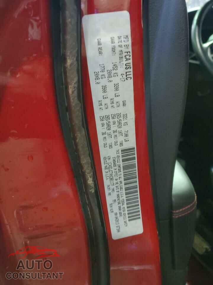 DODGE DURANGO 2017 - 1C4SDJCTXHC881177