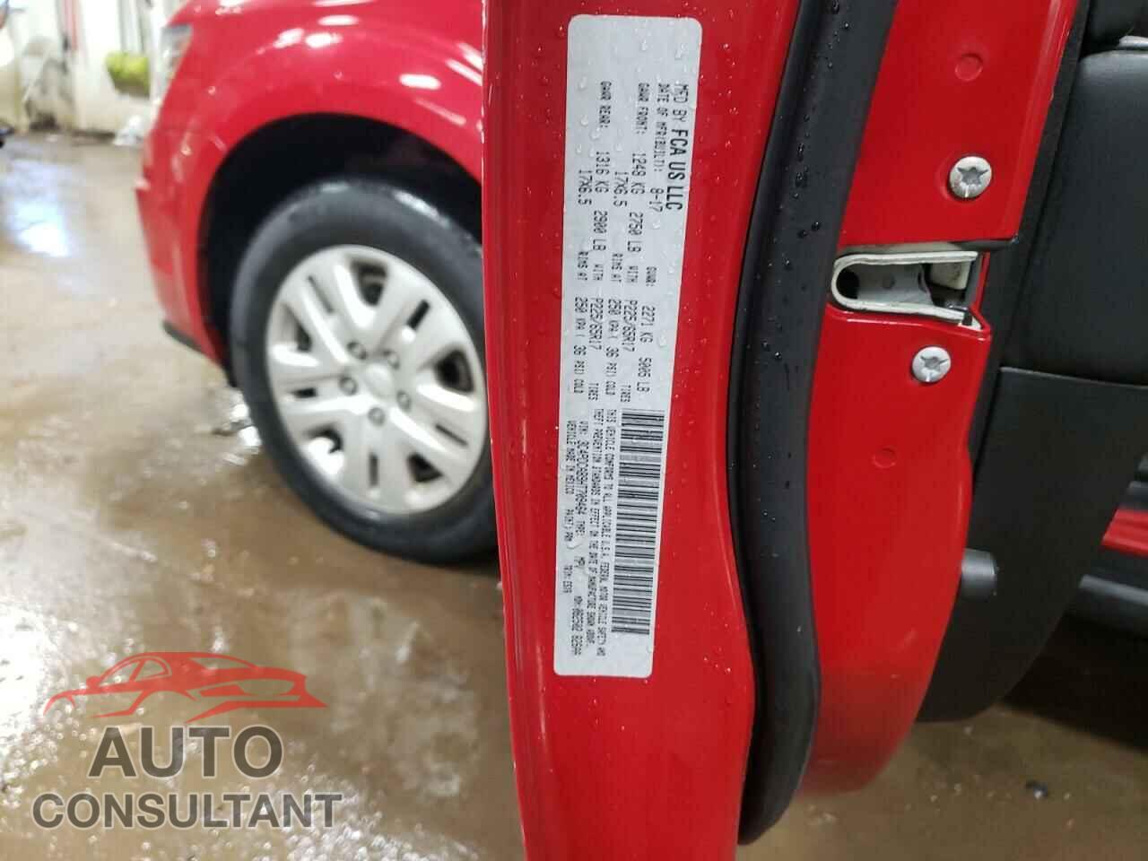 DODGE JOURNEY 2017 - 3C4PDCAB9HT709464
