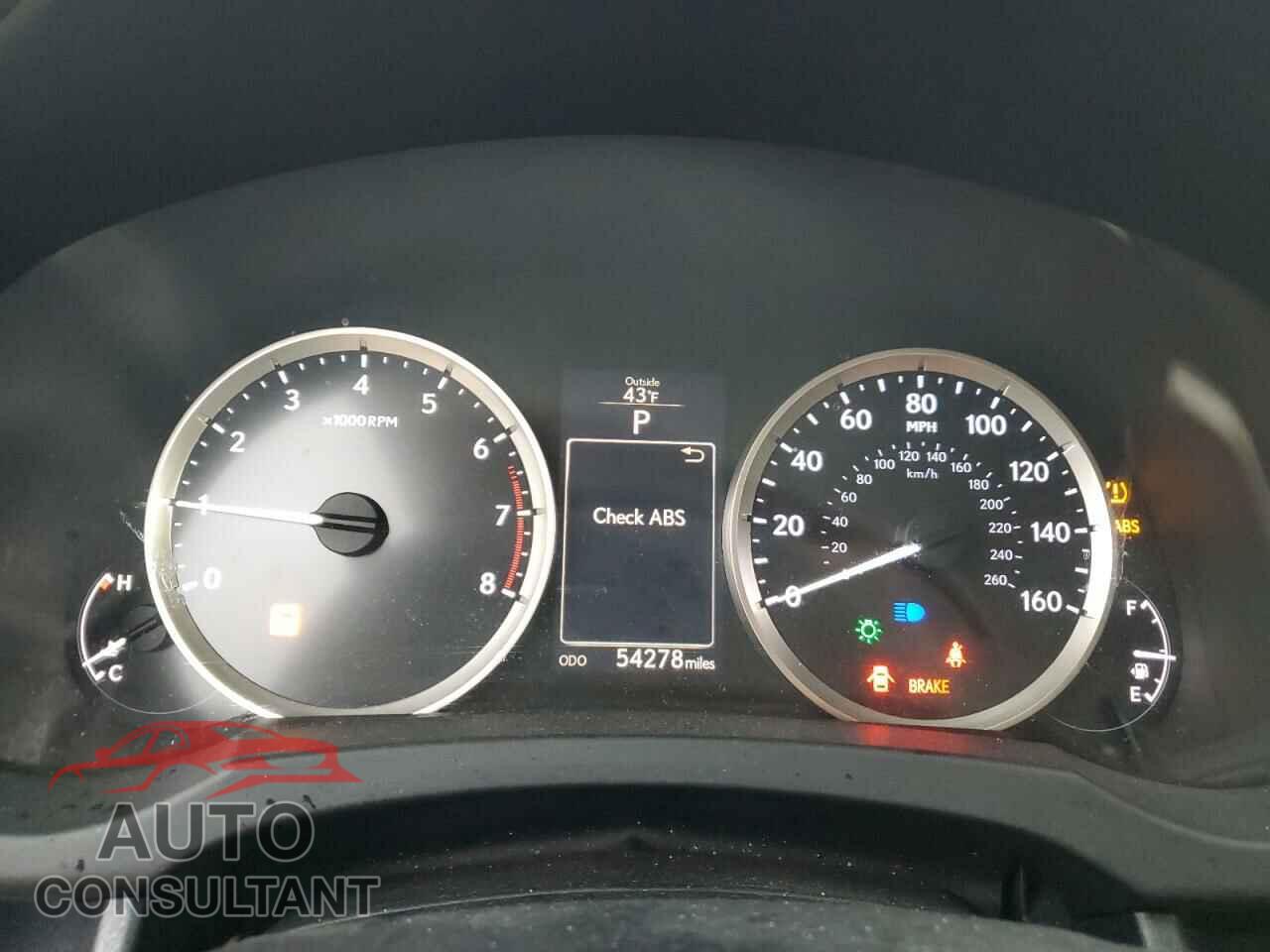 LEXUS IS 2015 - JTHBF1D23F5080221