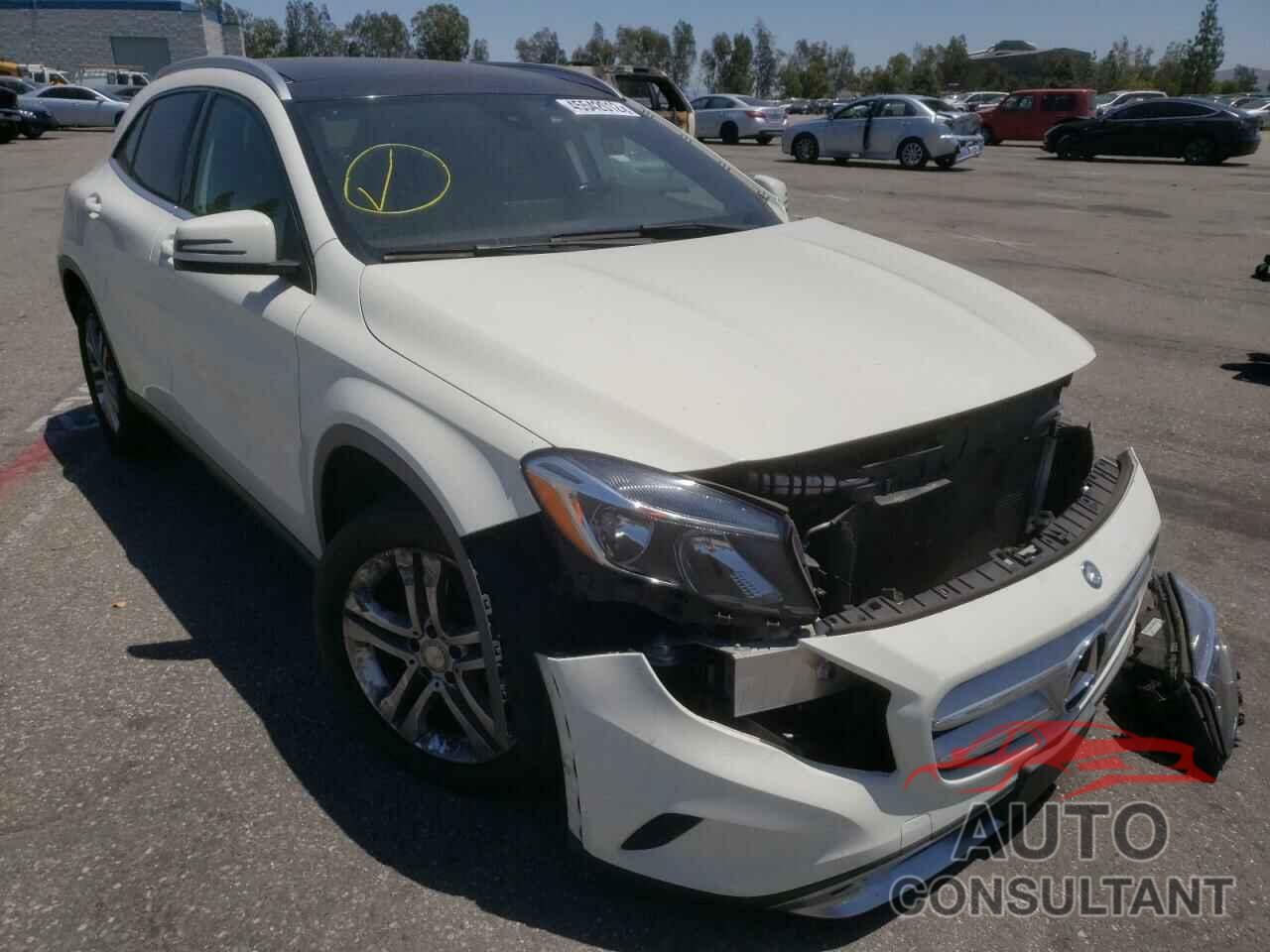 MERCEDES-BENZ GLA-CLASS 2016 - WDCTG4EB9GJ190082